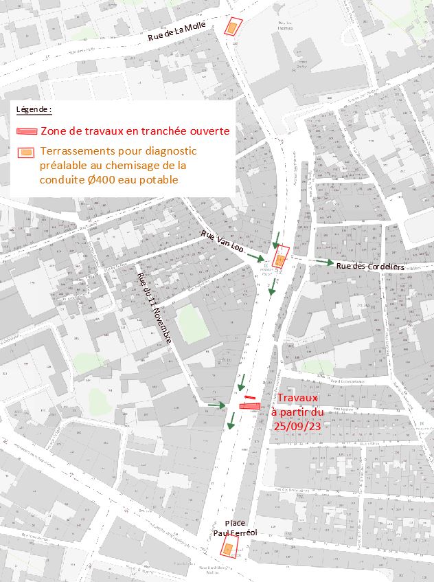 Travaux cours Sextius - Phase 6