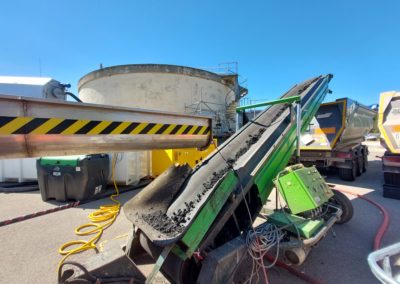 Chantier de rénovation des digesteurs de la Station d’épuration de la Pioline