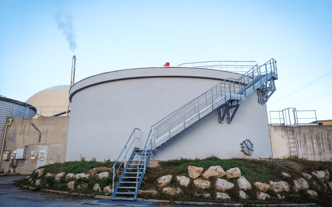Chantier de rénovation des digesteurs de la Station d&rsquo;épuration de la Pioline, la suite !