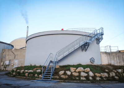 Chantier de rénovation des digesteurs de la Station d’épuration de la Pioline, la suite !