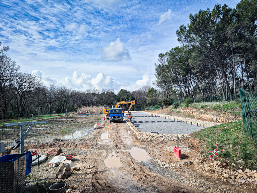 Extension et rénovation des lits macrophytes de Châteauneuf-le-Rouge